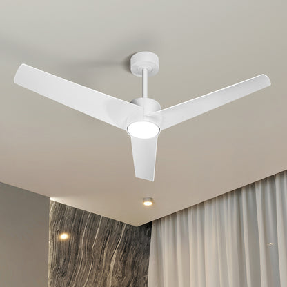Vevare 52" Ceiling Fan With Light DC Motor Remote Control White-Ceiling Fan-PEROZ Accessories