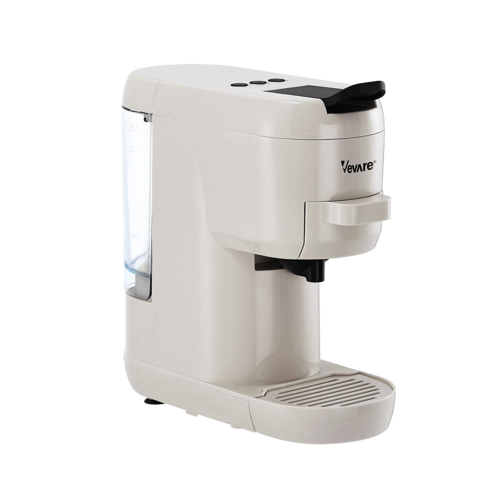 Vevare Capsule Coffee Machine 19 Bars 3-in-1 Nespresso Cafe Maker Milk White-Capsule Coffee Machine-PEROZ Accessories