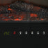Vevare Electric Fireplace Heater Wall Mounted 3D Flame Effect 2000W-Electric Fireplace Heaters-PEROZ Accessories