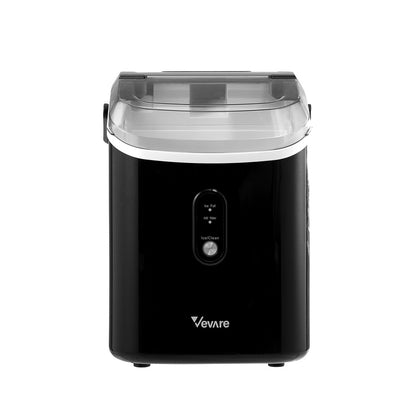 Vevare Nugget Portable Ice Maker with Ice Cube Scoop 15kg Black-Ice Maker-PEROZ Accessories