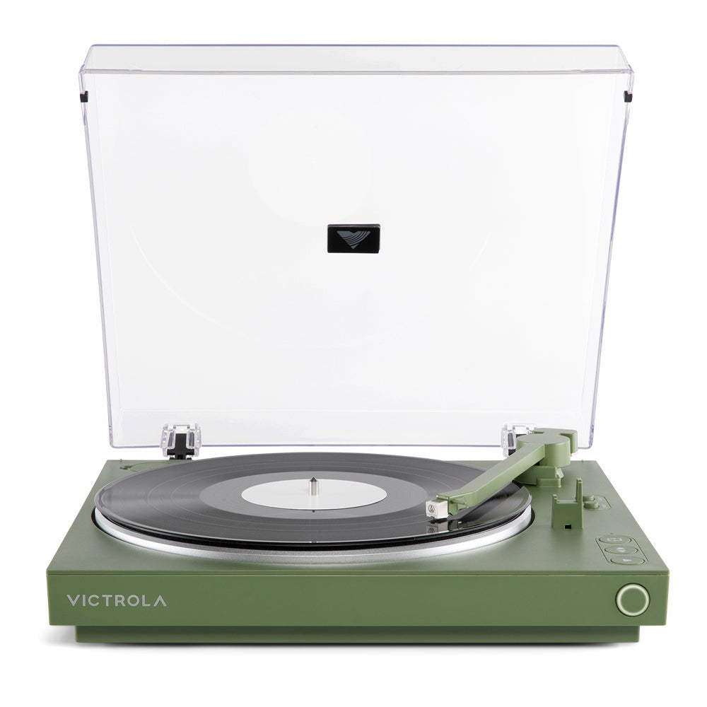 Victrola Automatic Turntable - Green-Audio &amp; Video > Musical Instrument &amp; Accessories > Audio Players &amp; Recorders-PEROZ Accessories