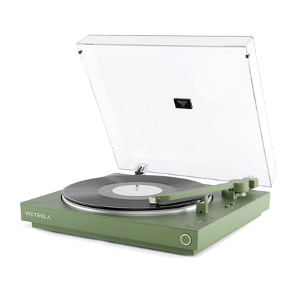 Victrola Automatic Turntable - Green-Audio &amp; Video > Musical Instrument &amp; Accessories > Audio Players &amp; Recorders-PEROZ Accessories