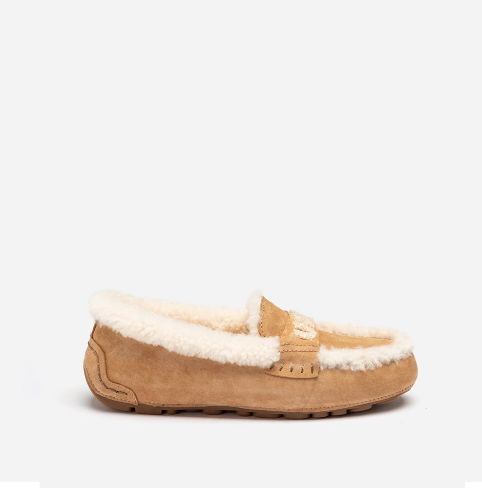 Violet Shearling Moccasin-PEROZ Accessories