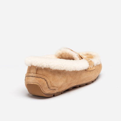 Violet Shearling Moccasin-PEROZ Accessories
