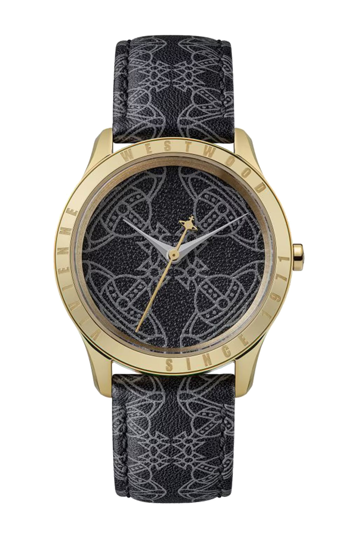 Vivienne Westwood Berkley Black Gold 35mm Black Watch-PEROZ Accessories