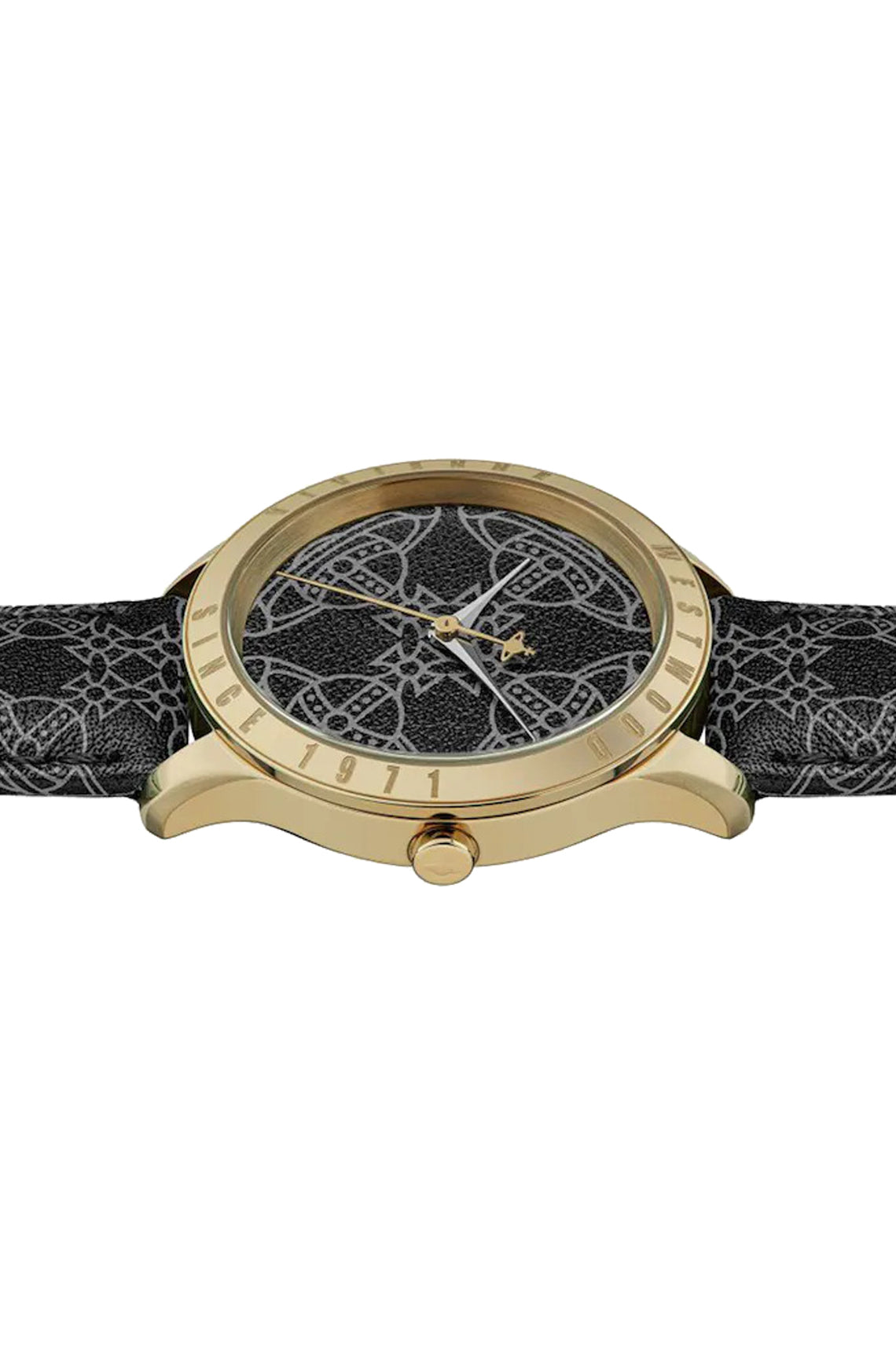 Vivienne Westwood Berkley Black Gold 35mm Black Watch-PEROZ Accessories