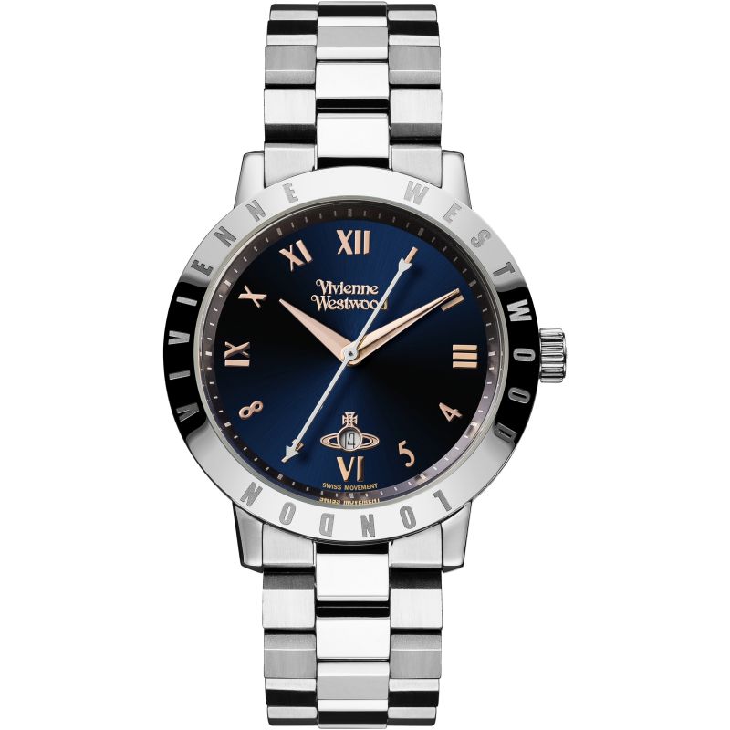 Vivienne Westwood Bloomsbury Watch Blue Dial-PEROZ Accessories