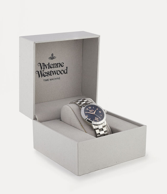 Vivienne Westwood Bloomsbury Watch Blue Dial-PEROZ Accessories
