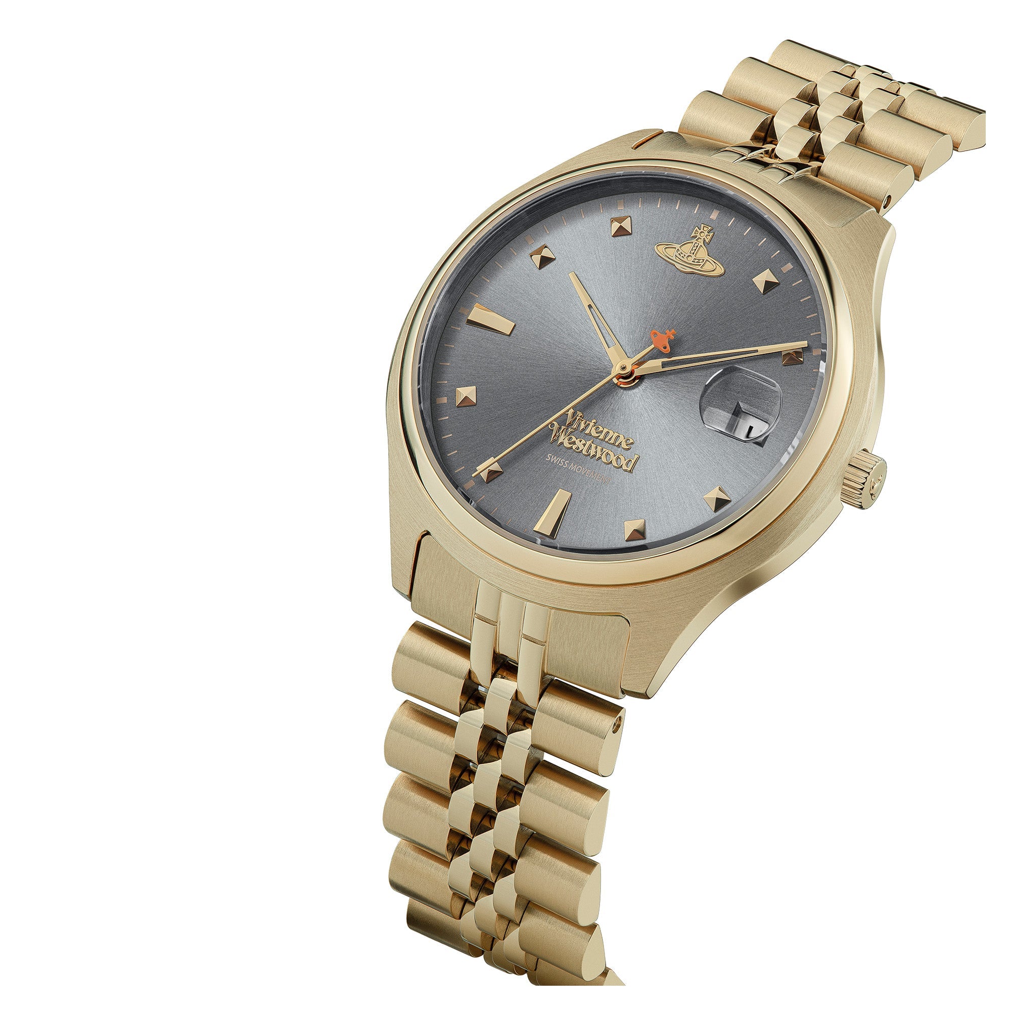 Vivienne Westwood Camberwell Watch Grey Gold-PEROZ Accessories
