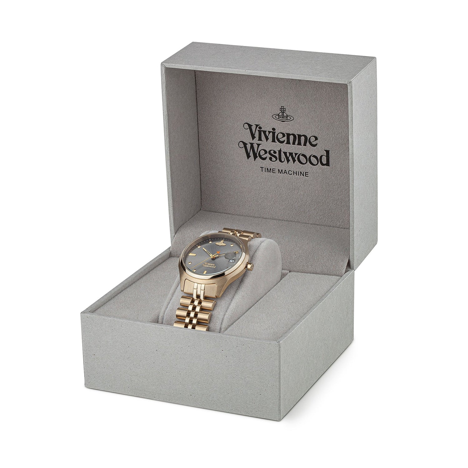 Vivienne Westwood Camberwell Watch Grey Gold-PEROZ Accessories