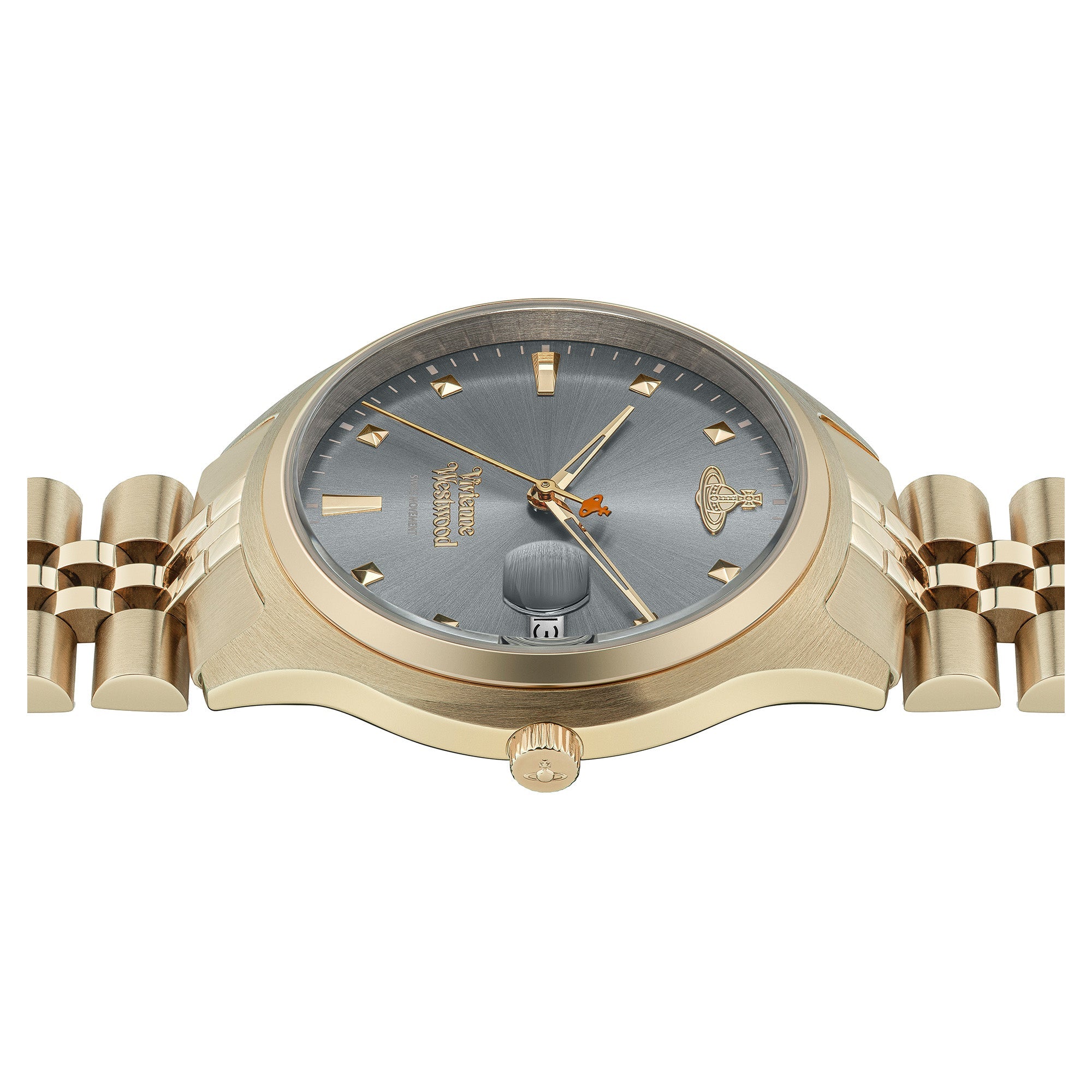 Vivienne Westwood Camberwell Watch Grey Gold-PEROZ Accessories