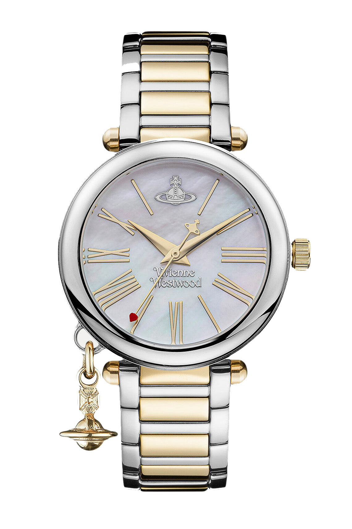 Vivienne Westwood Mother Orb Two Tone Strap Watch-PEROZ Accessories