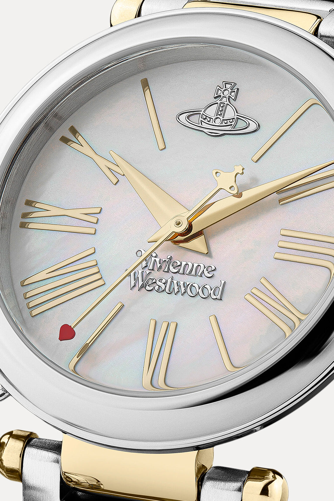 Vivienne Westwood Mother Orb Two Tone Strap Watch-PEROZ Accessories