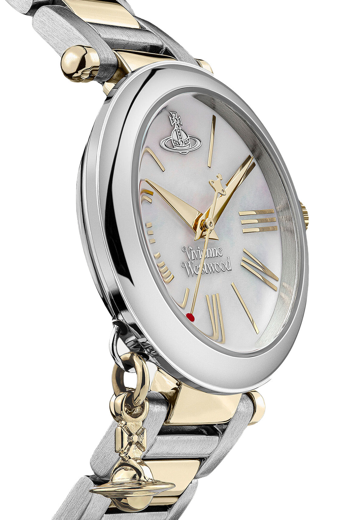 Vivienne Westwood Mother Orb Two Tone Strap Watch-PEROZ Accessories