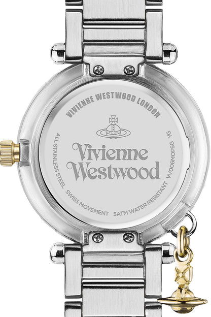 Vivienne Westwood Mother Orb Two Tone Strap Watch-PEROZ Accessories