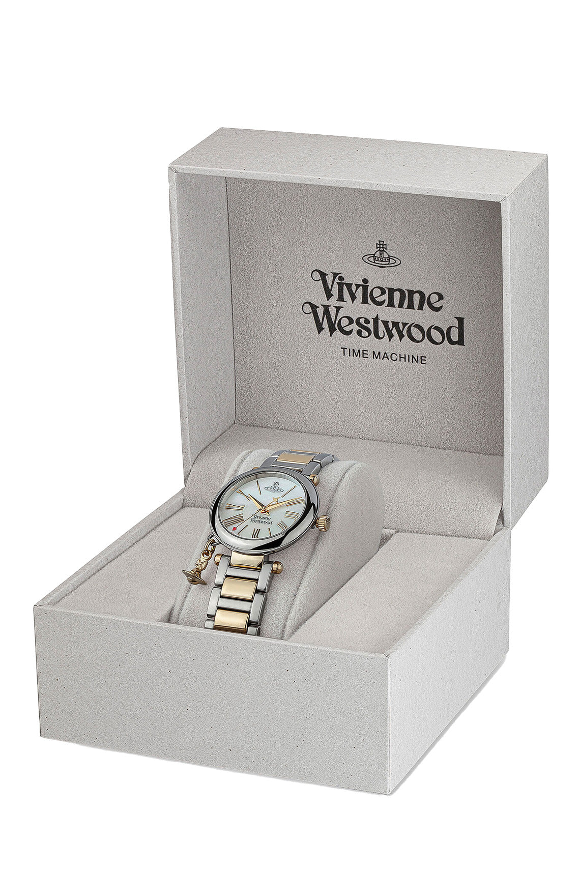 Vivienne Westwood Mother Orb Two Tone Strap Watch-PEROZ Accessories