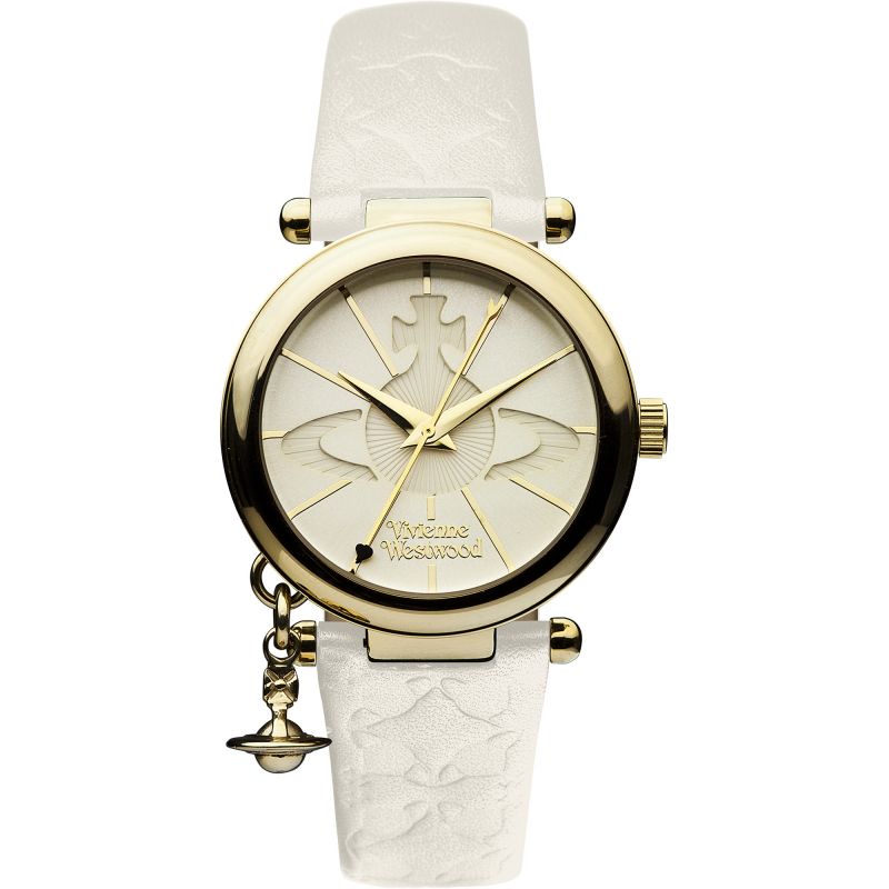 Vivienne Westwood Orb II Watch White Gold-PEROZ Accessories