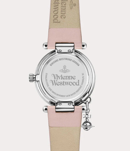 Vivienne Westwood Orb Pastelle Watch Pale Pink Silver-PEROZ Accessories