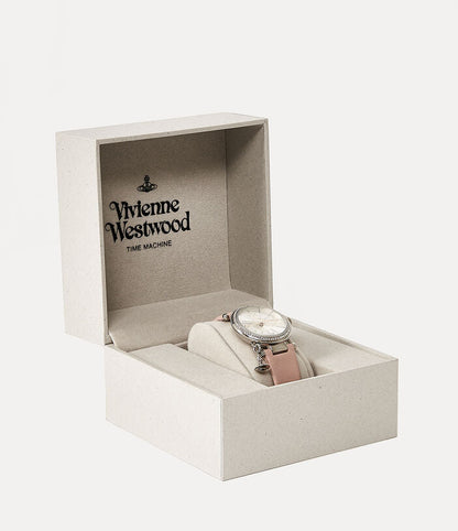 Vivienne Westwood Orb Pastelle Watch Pale Pink Silver-PEROZ Accessories
