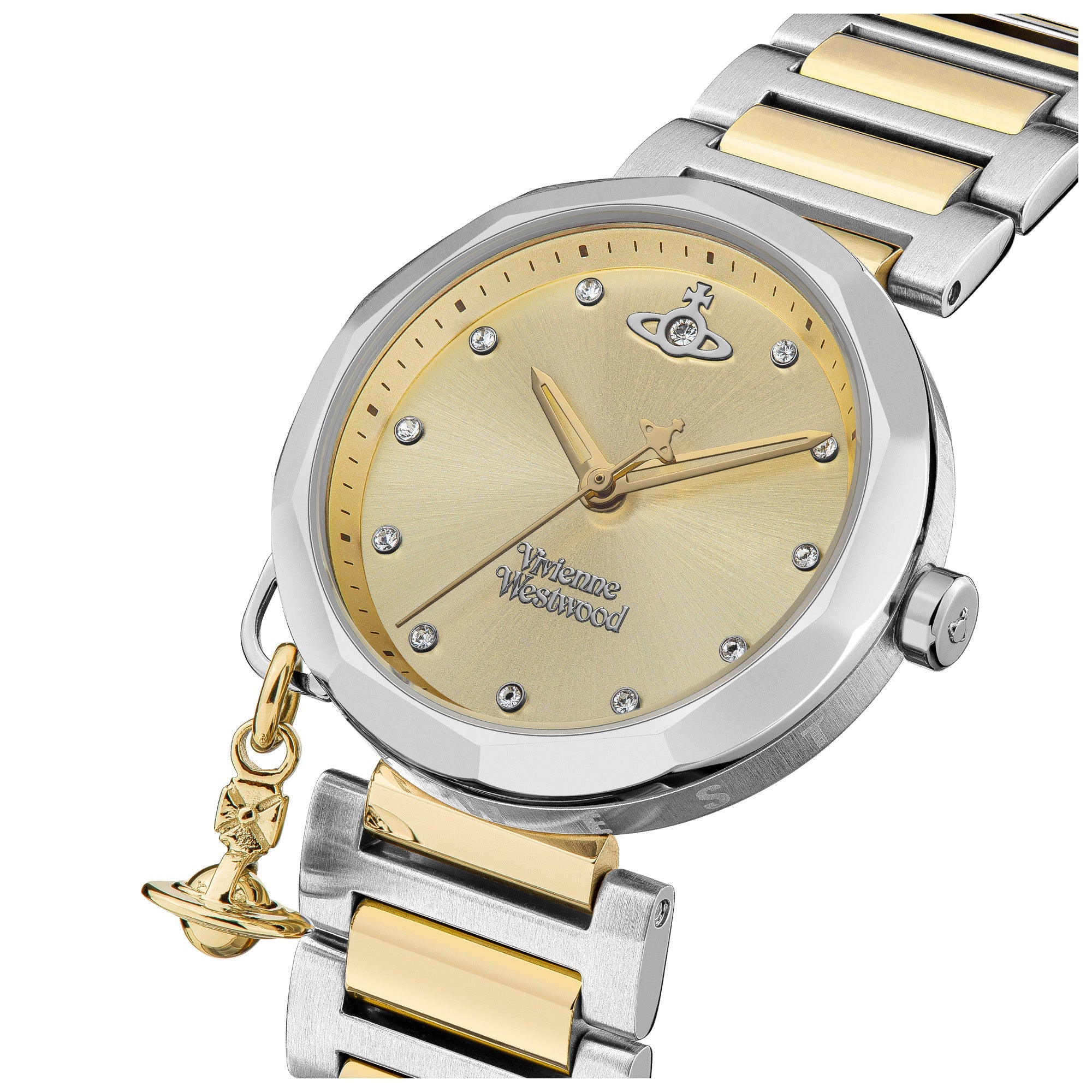 Vivienne Westwood Poplar Watch Two Tone Gold-PEROZ Accessories