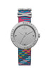 Vivienne Westwood Rebel Sex Silver Dial Tartan Leather Strap Watch-PEROZ Accessories