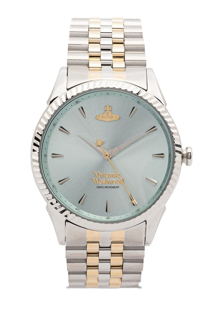 Vivienne Westwood Seymore Green Dial Two Tone Strap Watch-PEROZ Accessories