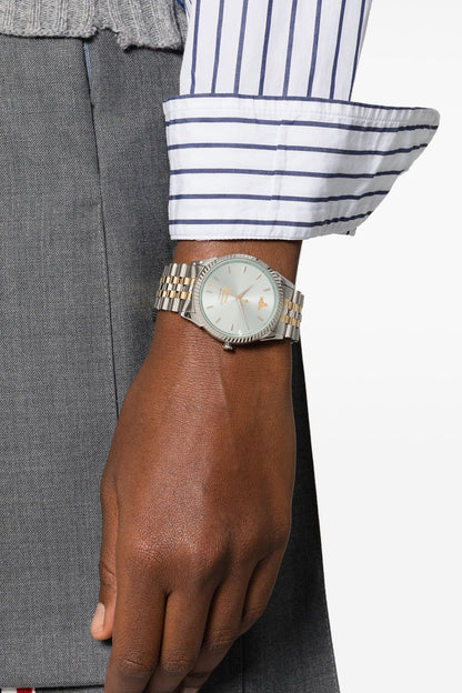Vivienne Westwood Seymore Green Dial Two Tone Strap Watch-PEROZ Accessories