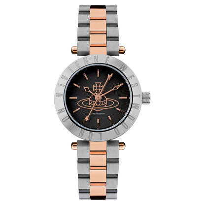 Vivienne Westwood Westbourne Orb Watch Black Dial-PEROZ Accessories