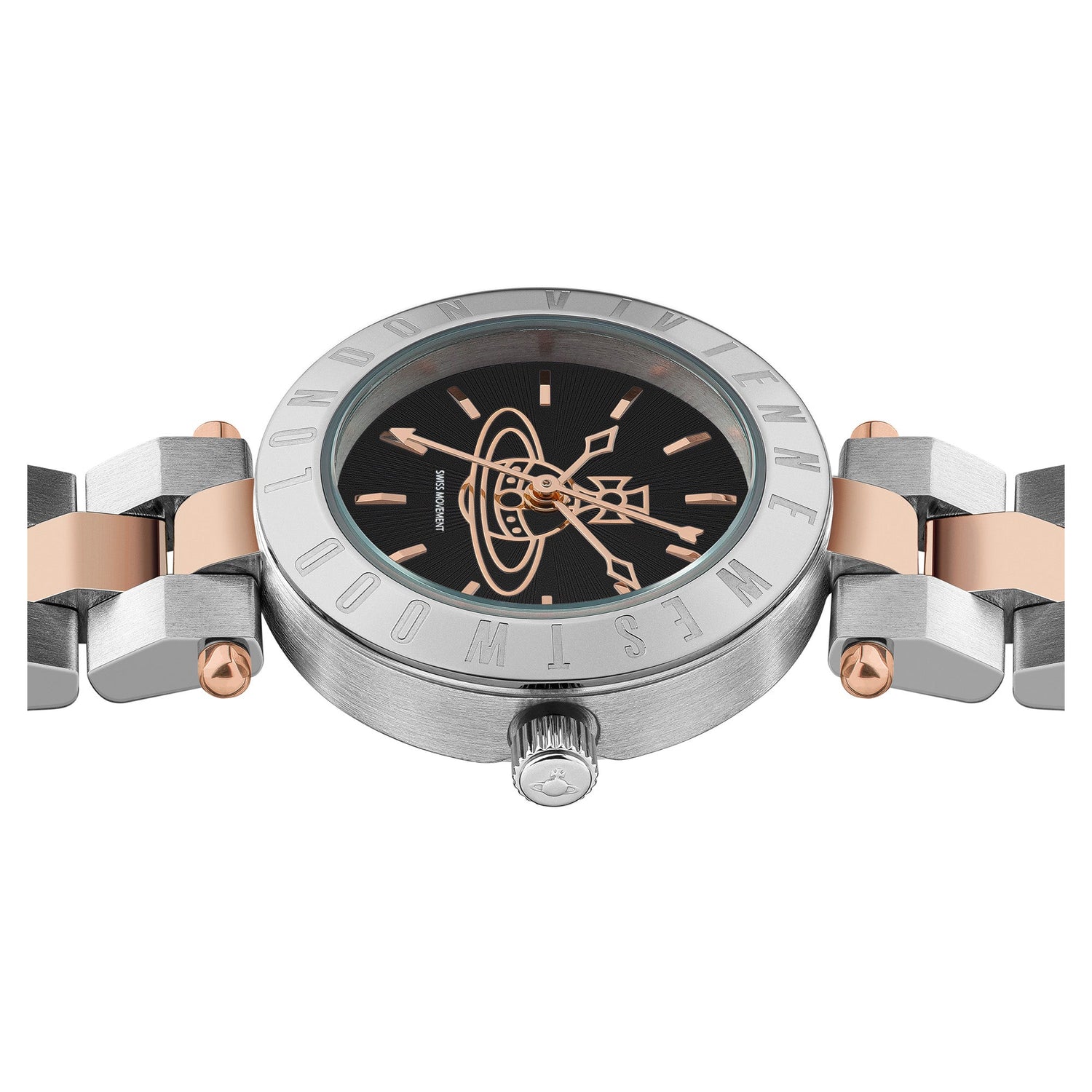Vivienne Westwood Westbourne Orb Watch Black Dial-PEROZ Accessories