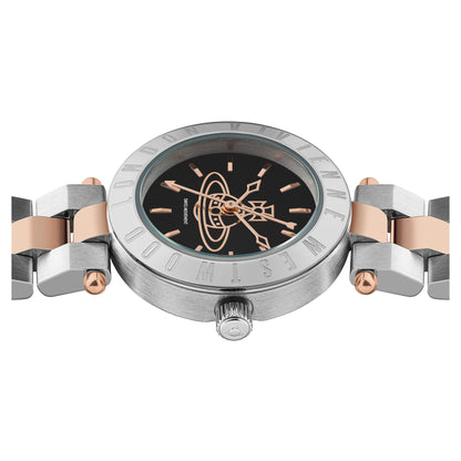 Vivienne Westwood Westbourne Orb Watch Black Dial-PEROZ Accessories