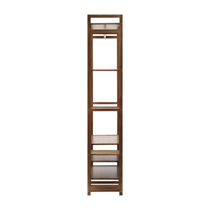 Oikiture Wardrobe Organiset with 8 Display Shelves Open Clothes Rack-Wardrobe-PEROZ Accessories