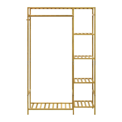 Oikiture Wardrobe with Hanging Clothes and Storage Clothes Organizer Storage Rack Shelves-Wardrobes-PEROZ Accessories