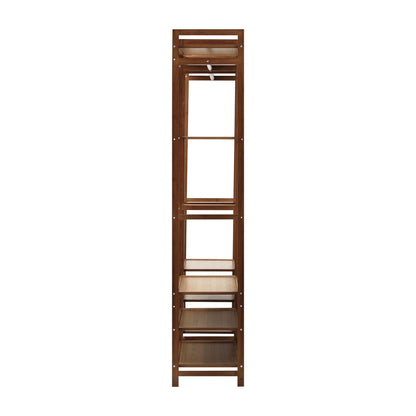 Oikiture Open Wardrobe Organiset with 13 Display Shelves-Wardrobe-PEROZ Accessories