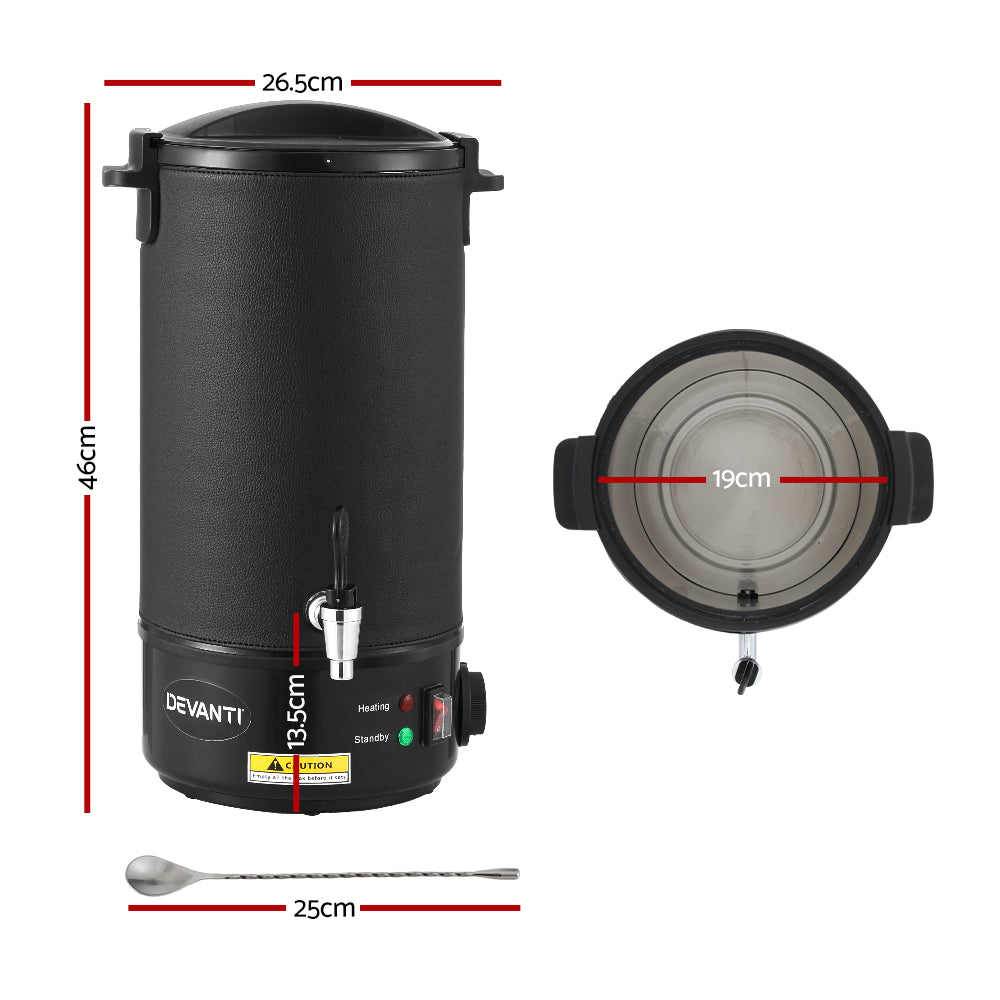 Devanti 10L Wax Melter Candle Making 1520W Melting Pot Furnace Pour Spout Soap-Home &amp; Garden &gt; Decor &gt; Candle Accessories-PEROZ Accessories