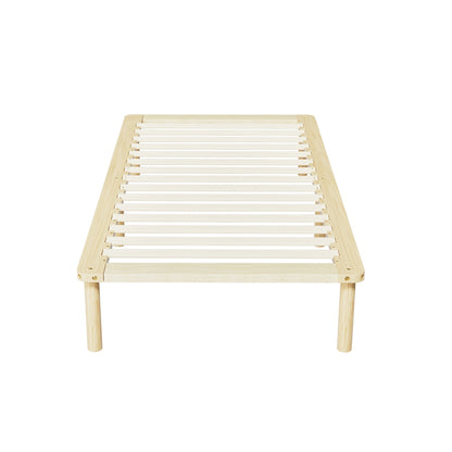 Artiss Bed Frame Single Size Wooden Base Mattress Platform Timber Pine AMBA-Furniture &gt; Bedroom-PEROZ Accessories