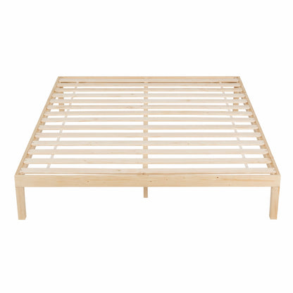 Artiss Bed Frame King Size Wooden Base Mattress Platform Timber Pine BRUNO-Furniture > Bedroom-PEROZ Accessories