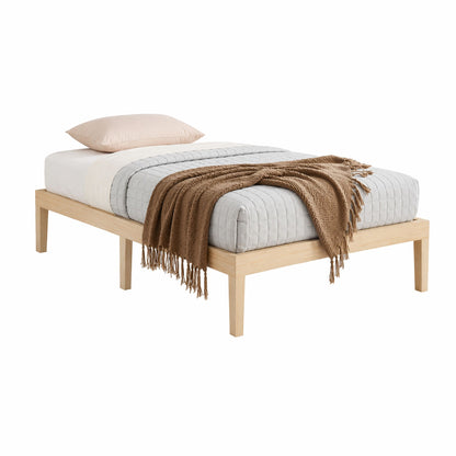 Artiss Bed Frame Single Size Wooden Base Mattress Platform Timber Pine BRUNO-Furniture > Bedroom-PEROZ Accessories
