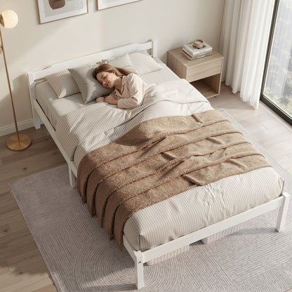 Artiss Bed Frame Double Full Size Wooden Mattress Base Timber Platform-Bed Frames-PEROZ Accessories