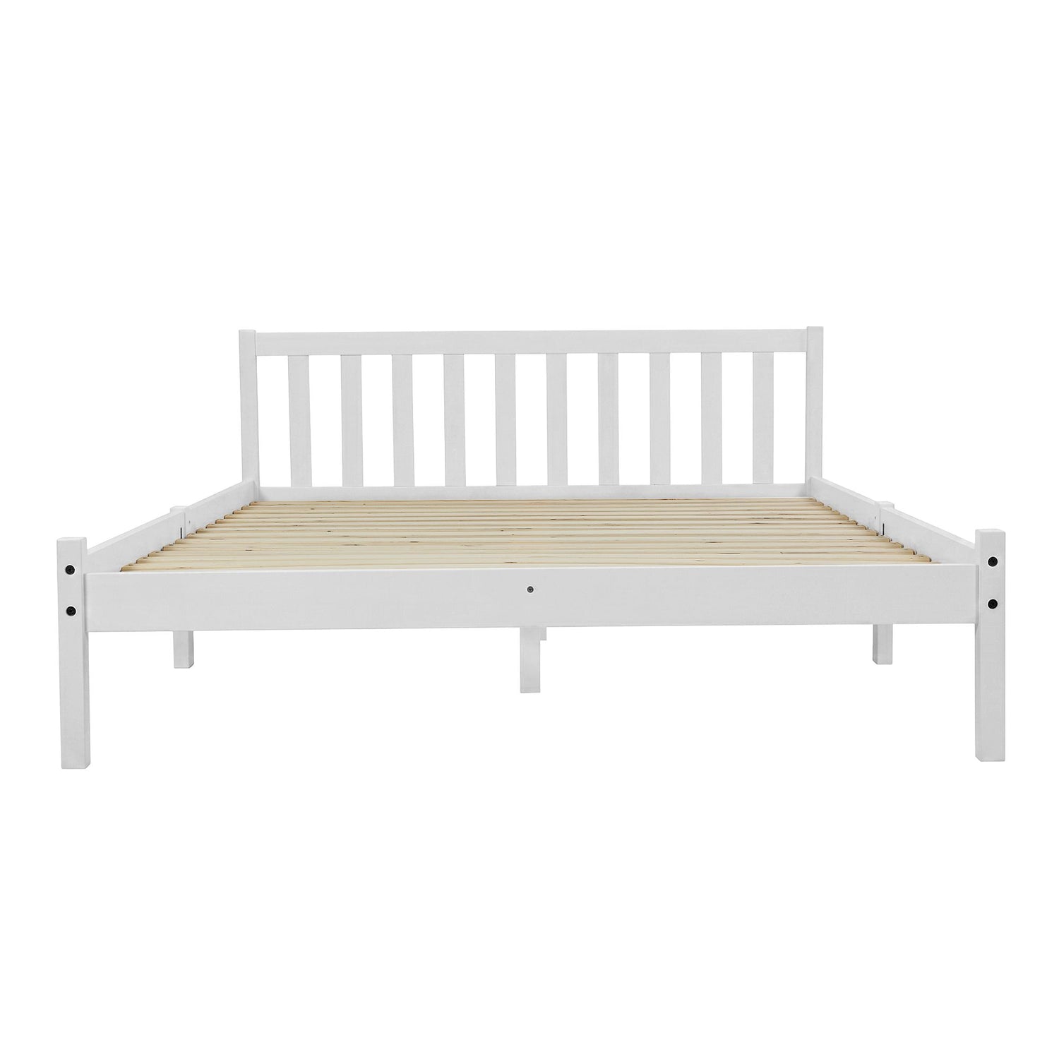 Artiss Wooden Bed Frame Queen Size Pine Timber Mattress Base Bedroom-Bed Frames-PEROZ Accessories