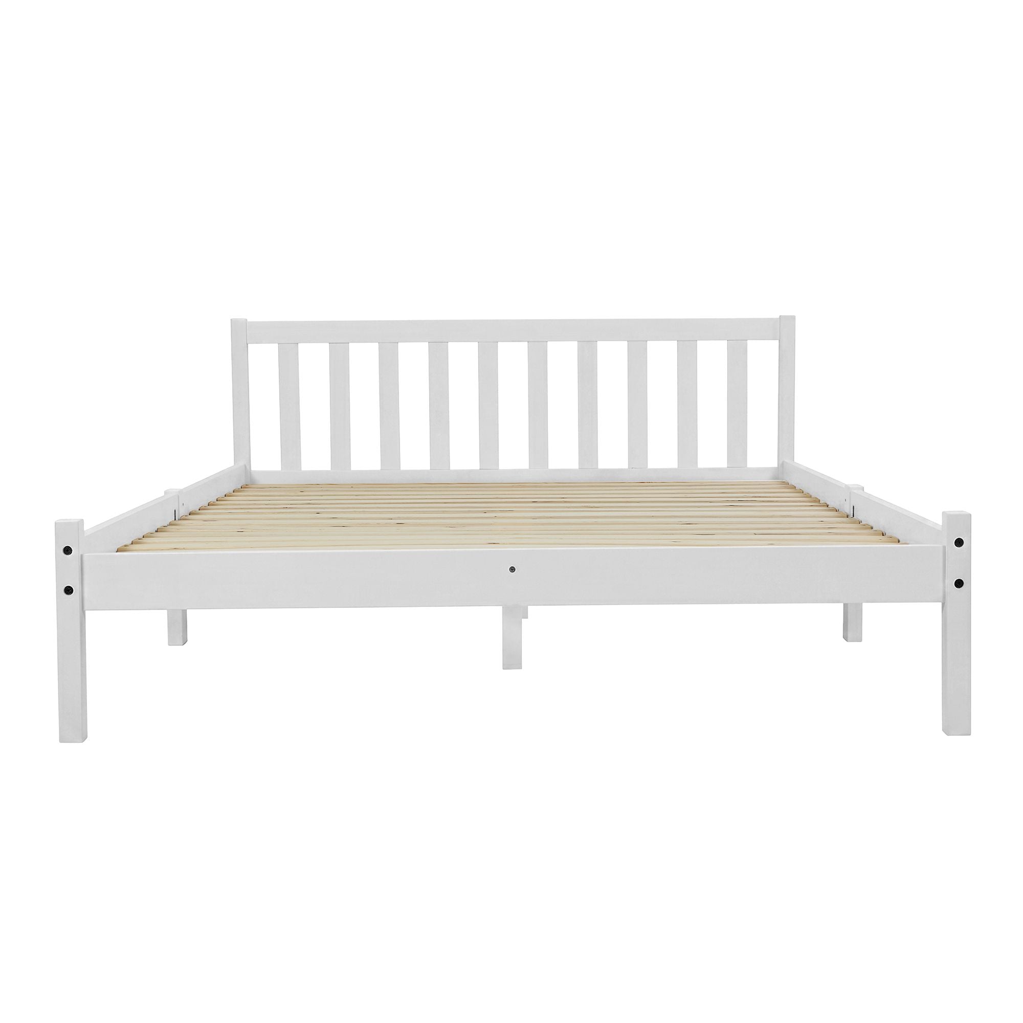 Artiss Wooden Bed Frame Queen Size Pine Timber Mattress Base Bedroom-Bed Frames-PEROZ Accessories