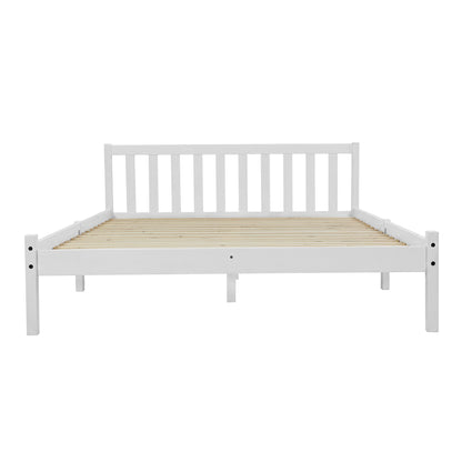 Artiss Wooden Bed Frame Queen Size Pine Timber Mattress Base Bedroom-Bed Frames-PEROZ Accessories