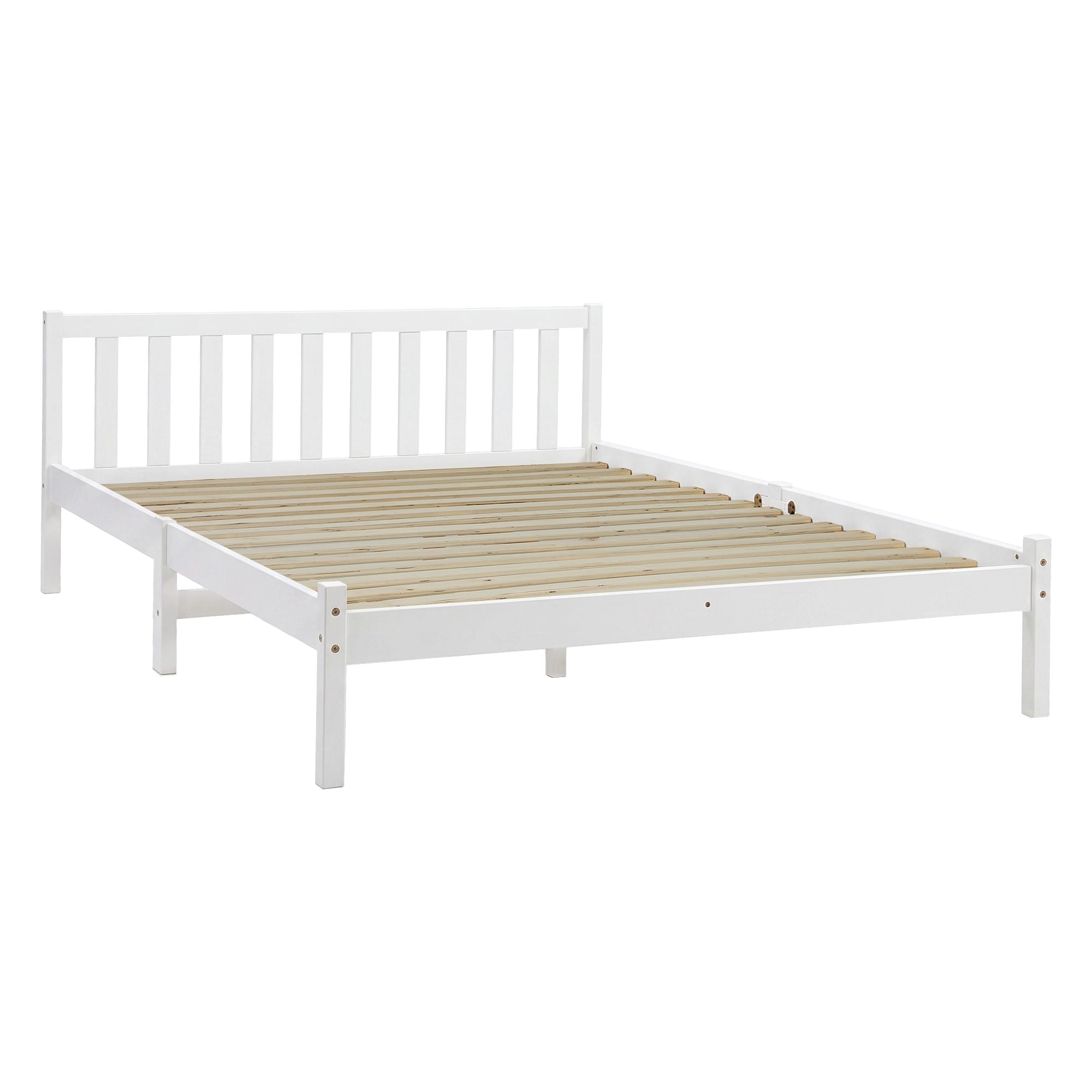 Artiss Wooden Bed Frame Queen Size Pine Timber Mattress Base Bedroom-Bed Frames-PEROZ Accessories