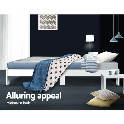 Artiss Bed Frame King Single Size Wooden Mattress Base Timber Platform JADE-Bed Frames-PEROZ Accessories