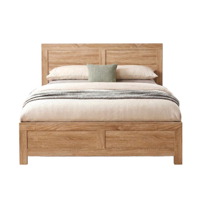 Artiss King Single Bed Frame Wooden Bed Base-Furniture > Bar Stools &amp; Chairs > Arm Chairs &amp; Recliners-PEROZ Accessories
