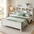 Artiss Queen Bed Frame with Storage Headboard and Footboard Wooden Bed Base White-Furniture > Bedroom > Beds & Bed Frames-PEROZ Accessories