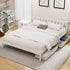 Artiss Bed Frame Double Size Wooden Platform with 2 Storage Drawers White SOFIE-Furniture > Bedroom > Beds & Bed Frames-PEROZ Accessories