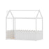 Artiss Bed Frame Wooden Kids House Single Frame White KORI-Furniture > Bedroom-PEROZ Accessories