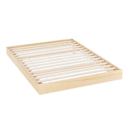 Artiss Bed Frame Queen Size Floating Wooden Mattress Base Platform Timber ODIN-Furniture &gt; Bedroom-PEROZ Accessories
