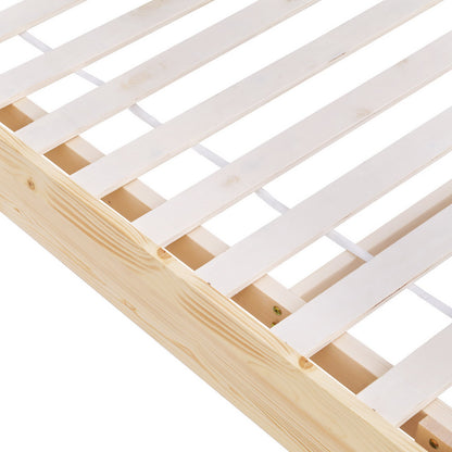 Artiss Bed Frame Queen Size Floating Wooden Mattress Base Platform Timber ODIN-Furniture &gt; Bedroom-PEROZ Accessories