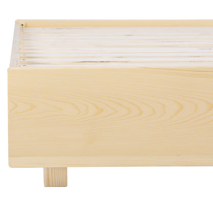 Artiss Bed Frame Queen Size Floating Wooden Mattress Base Platform Timber ODIN-Furniture &gt; Bedroom-PEROZ Accessories